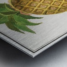 Pineapple in vintage style Metal print