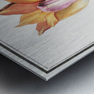 Tulip in vintage style Metal print