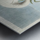 White Heron Metal print