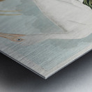 White Ibis Metal print