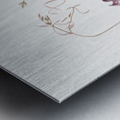 Curly Clematis Clematis crispa 1925 Metal print