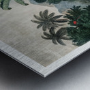 Cupid Inspiring Plants with Love Metal print