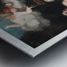 Flora Aesculapius Ceres with Cupid Honoring the Bust of Linnaeus Metal print