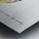 Pappagallo detto cacatua con cresta gialla Cockatoo Metal print