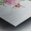 Pink agatha rose Metal print