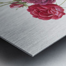 Blooming purple roses Metal print