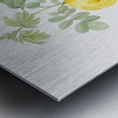 Pink Agatha rose Metal print