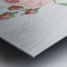 Vintage Provence rose Metal print