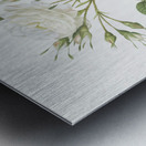 Vintage thornless Burnet rose Metal print