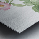 Pink apple rose Metal print