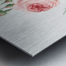 Vintage Provence rose Metal print