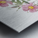 Pink swamp roses Metal print