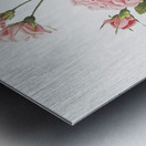 Pink rose turbine Metal print