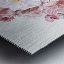 Pink damskus rose Metal print