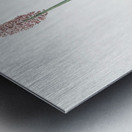 Swamp pink  illustration  Metal print