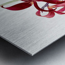 Lily illustration  Metal print