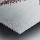 Pina cortadora illustration  Metal print