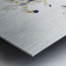 Iris Persica illustration  Metal print