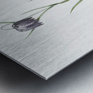 Chess flower illustration  Metal print