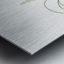 Lachenalia angustifolia illustration  Metal print