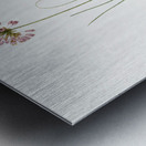 Autumn onion illustration  Metal print