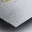 Bulbine illustration  Metal print