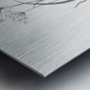 Hairy garlic illustration  Metal print