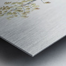 Adam needle illustration  Metal print