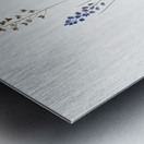 Autumn squill illustration Metal print