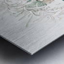 Poison bulb illustration  Metal print