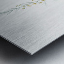 Sea asparagus illustration  Metal print