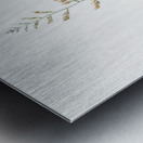 New Zealand flax illustration  Metal print