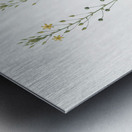 Ornamental onion illustration  Metal print