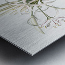 Poison bulb illustration  Metal print