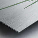 Milky iris illustration  Metal print