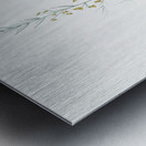 Sea asparagus illustration  Metal print