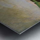 Buffalo Chase Bulls Making Battle With Men And Horses 1832-1833 Metal print