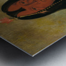 H’co-A-H’co-A-H’cotes-Min No Horns On His Head a Brave 1832 Metal print