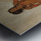 His-Oo-Sán-Chees Little Spaniard a Warrior 1834 Metal print