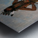 Ka-Bés-Hunk He Who Travels Everywhere a Warrior 1835 Metal print