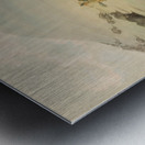 Buffalo Hunt Horseback 1844 Metal print