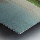 Distant View Of The Mandan Village 1832 Metal print