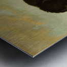 Buffalo Bull Grazing on the Prairie 1832-1833 Metal print