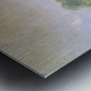 Elk and Buffalo Making Acquaintance Texas 1846-1848 Metal print