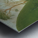 River Bluffs With White Wolves In The Foreground Upper Missouri 1832 Metal print