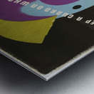 Keep a Guard on What You Say Metal print