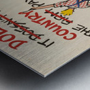 Don’t Waste Here – The Fuel You Save at Home Metal print