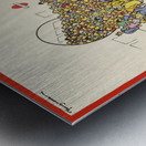 Please Pass Along the Platform Metal print