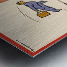 Please Let Passengers off the Car First – After All One of Them Might be You!! Metal print