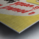 A Pound Lent is Worth Two Spent! Metal print